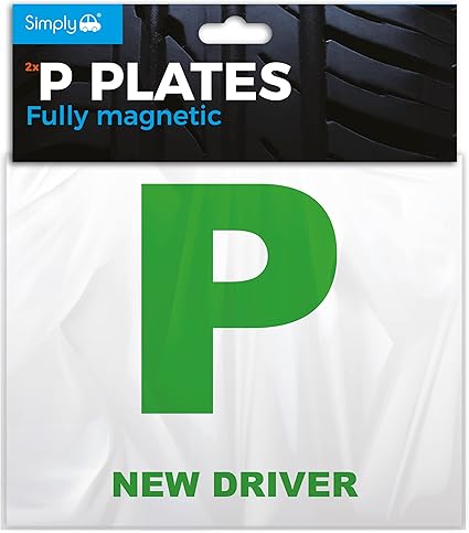 Standard Magnetic P Plate (Pair)